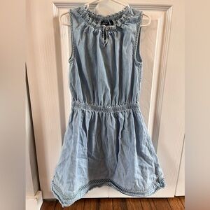 Denim chambray dress
